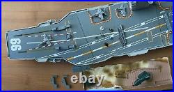 Micro Machines 1999 Aircraft Carrier Military Playset -New-Damaged Box-Complete