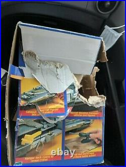 Micro Machines 1999 Aircraft Carrier Military Playset -New-Damaged Box-Complete
