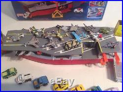 Micro Machines Aircraft Carrier In Box + 10 Vehicles + 12 Aircraft Lot L@@K