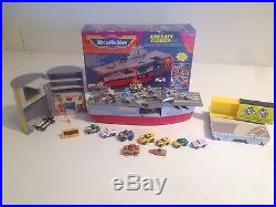 Micro Machines Aircraft Carrier In Box + 10 Vehicles + 12 Aircraft Lot L@@K