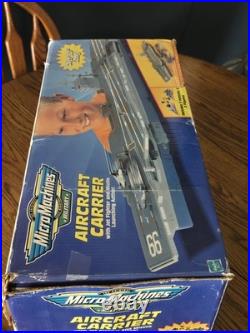 Micro Machines Military Aircraft Carrier Over 30 1999 Hasbro Galoob