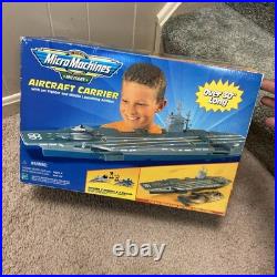 Micro Machines Military Aircraft Carrier Over 30 1999 Hasbro Galoob- Sealed