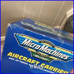 Micro Machines Military Aircraft Carrier Over 30 1999 Hasbro Galoob- Sealed