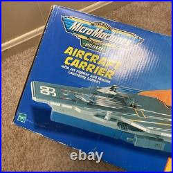 Micro Machines Military Aircraft Carrier Over 30 1999 Hasbro Galoob- Sealed