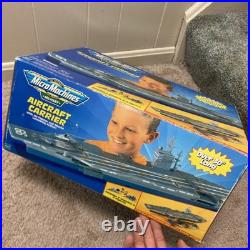 Micro Machines Military Aircraft Carrier Over 30 1999 Hasbro Galoob- Sealed