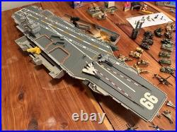 Micro Machines Military Lot Aircraft Carrier And Many More Military Vehicles Etc