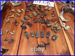 Micro Machines Military Lot Aircraft Carrier And Many More Military Vehicles Etc