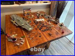 Micro Machines Military Lot Aircraft Carrier And Many More Military Vehicles Etc