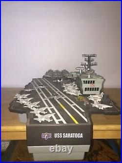 Micro Machines Military Lot Nimitz Aircraft Carrier Battle Group F/A-18 Hornets