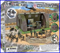 Military Army Base Barrack Command Center Play Set Christmas Holiday kids Gift