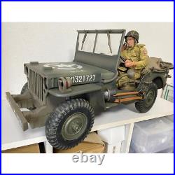 Military Figure WWII Jeep Mini Car 12 Inch jp