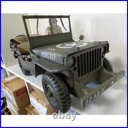 Military Figure WWII Jeep Mini Car 12 Inch jp