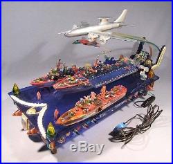 Model Aircraft Carrier TU-126 Russian Vintage Soviet Navy Military Ship Lamp Old