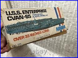 Monogram Model USS Enterprise Navy Aircraft Ship Carrier CVN 65 1/400 Scale