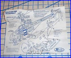 Multiple Toymakers Ideal Take Apart Helicopter Sikorsky H-19 Power Patrol NMIB