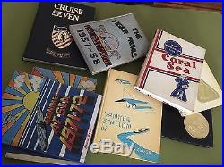 Navy Aircraft Carrier Cruise Set 50 Books 50s-70s Constellation Ranger +++