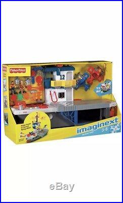 NEW Fisher Price Imaginext Sky Racers Aircraft Carrier Moving Toy Plane Figures