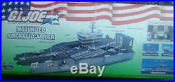 NEW IN BOX Hasbro 33 GI-Joe USS-Saratoga Aircraft Carrier with 10 planes