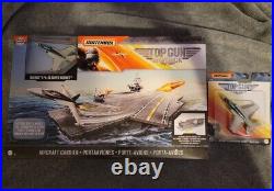 NEW Mattel Matchbox Top Gun Maverick Aircraft Carrier Play Set & Super Hornet