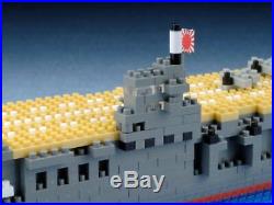 Nanoblock aircraft carrier Akagi NB-005 Free Shipping with Tracking# New Japan
