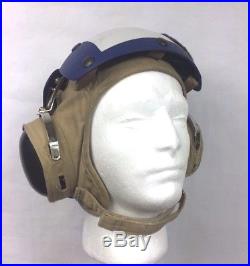 Navy Aircraft Carrier Flight Deck Crewman's Blue Helmet Impact Resistant 7 1/2