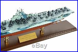 Navy USS Yorktown CV-10 Desk Display 1/350 WW2 Aircraft Carrier Ship ES Model
