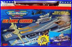 New Sea Hawk Aircraft Carrier 1994 Galoob Micro Machines Military Playset Nib