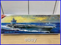 Nichimo USS Enterprise CVN-65 Aircraft Carrier Model Kit Vintage Japan Rare