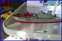Nother 70 YRS OLD Rare WWII Keystone Aircraft Carrier Ship 15 with airplane GREAT