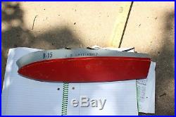 Nother 70 YRS OLD Rare WWII Keystone Aircraft Carrier Ship 15 with airplane GREAT