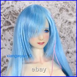 Obitsu 16 Anime Girl Blue Hair Head Sculpt Fit 12'' PH UD LD Female Action Toy