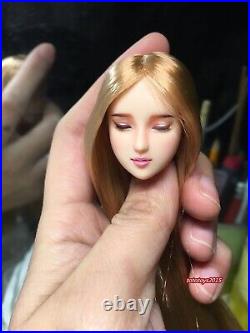 Obitsu 16 Beauty Girl Close eyesHead Sculpt Fit 12'' Female PH UD LD Body Toys