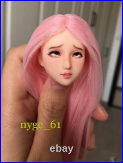 Obitsu 16 Beauty Girl Crying Head Sculpt Fit 12'' Female PH UD LD Action Figure