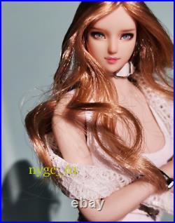 Obitsu 16 Beauty Girl Curly Yellow hair Head Sculpt Fit 12'' PH UD LD Body Toys