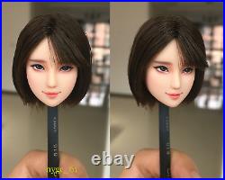 Obitsu 16 Beauty Girl Head Sculpt Short Hiar Fit 12'' Female PH UD LD Body Toys