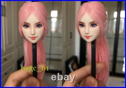 Obitsu 16 Beauty Girl Pink Hair Head Sculpt Fit 12'' Female PH UD LD Figure