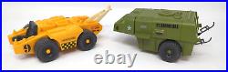 Original 1985 GI Joe USS Flag Aircraft Carrier Tow Vehicle Fuel Trailer Complete