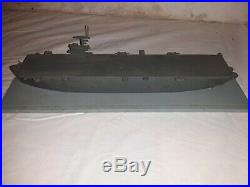 Original WWII Comet Metal Products USS Card Aircraft Carrier CV 1500 Wood Deck