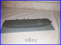 Original WWII Comet Metal Products USS Card Aircraft Carrier CV 1500 Wood Deck