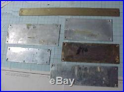 Original Wwii Metal Door Plaques Plates From Aircraft Carrier