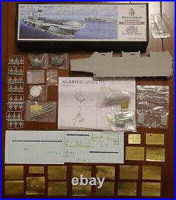 Ostrich Hobby 1/700 HMS Queen Elizabeth aircraft carrier waterline resin kit