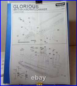 Ostrich Hobby 1/700 WWII HMS Glorious Aircraft carrier. Resin withphoto-etched Ostrich Hobby 1/700 WWII HMS Glorious Aircraft carrier. Resin withphoto-etched