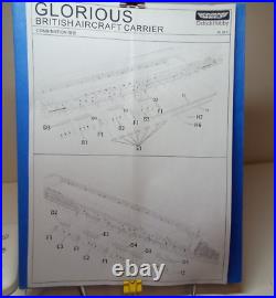 Ostrich Hobby 1/700 WWII HMS Glorious Aircraft carrier. Resin withphoto-etched Ostrich Hobby 1/700 WWII HMS Glorious Aircraft carrier. Resin withphoto-etched