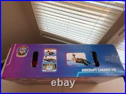 PAW Patrol Mighty Movie Aircraft Carrier HQ Toy Gift with Chase & Cruiser, Lights