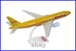 PPC DHL Air Boeing 777F Cargo G-DHLY Desk Top Display 1/200 Model AV Airplane