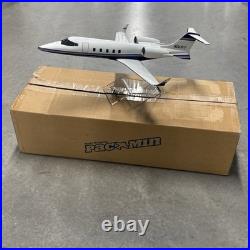 PacMin Learjet 60 N243FX 135 Aircraft Display Model Original Box & Stand