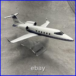 PacMin Learjet 60 N243FX 135 Aircraft Display Model Original Box & Stand