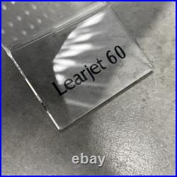 PacMin Learjet 60 N243FX 135 Aircraft Display Model Original Box & Stand