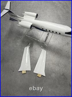 PacMin Learjet 60 N243FX 135 Aircraft Display Model Original Box & Stand