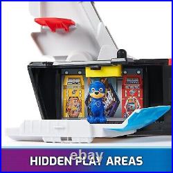Paw Patrol the Mighty Movie, Aircraft Carrier HQ, with Chase Action Figure